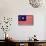 Malaysia Flag Design with Wood Patterning - Flags of the World Series-Philippe Hugonnard-Mounted Art Print displayed on a wall