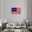 Malaysia Flag Design with Wood Patterning - Flags of the World Series-Philippe Hugonnard-Art Print displayed on a wall