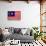 Malaysia Flag Design with Wood Patterning - Flags of the World Series-Philippe Hugonnard-Art Print displayed on a wall