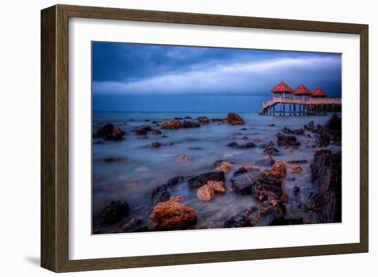 Malaysia, Johor, Tanjung Balau Resort at Morning-Hafiz-Framed Photographic Print