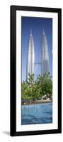 Malaysia, Kuala Lumpur, View of Petronas Twin Towers-null-Framed Photographic Print