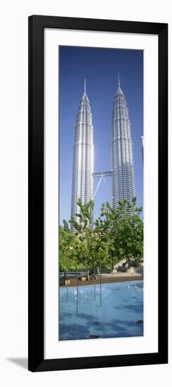 Malaysia, Kuala Lumpur, View of Petronas Twin Towers-null-Framed Photographic Print