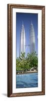 Malaysia, Kuala Lumpur, View of Petronas Twin Towers-null-Framed Photographic Print