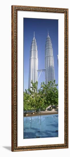 Malaysia, Kuala Lumpur, View of Petronas Twin Towers-null-Framed Photographic Print