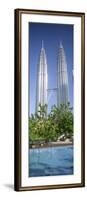 Malaysia, Kuala Lumpur, View of Petronas Twin Towers-null-Framed Photographic Print