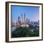 Malaysia, Selangor State, Kuala Lumpur, KLCC (Kuala Lumpur City Centre) Petronas Towers-Gavin Hellier-Framed Photographic Print