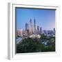 Malaysia, Selangor State, Kuala Lumpur, KLCC (Kuala Lumpur City Centre) Petronas Towers-Gavin Hellier-Framed Photographic Print