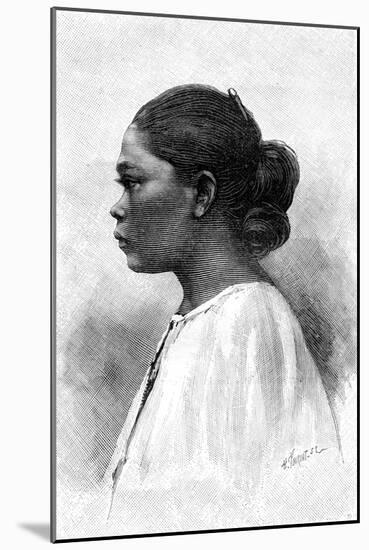Malaysian Woman, 19th Century-Henri Thiriat-Mounted Giclee Print