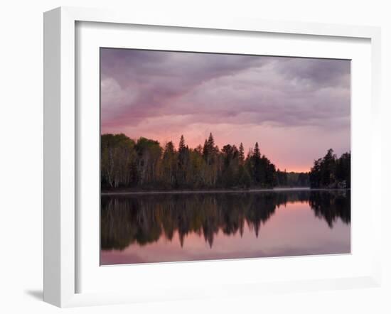 Malberg Lake, Boundary Waters Canoe Area Wilderness, Superior National Forest, Minnesota, USA-Gary Cook-Framed Photographic Print