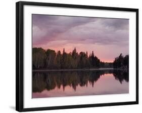 Malberg Lake, Boundary Waters Canoe Area Wilderness, Superior National Forest, Minnesota, USA-Gary Cook-Framed Photographic Print