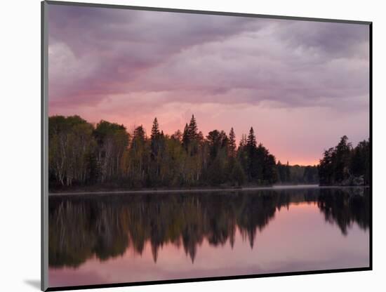 Malberg Lake, Boundary Waters Canoe Area Wilderness, Superior National Forest, Minnesota, USA-Gary Cook-Mounted Photographic Print