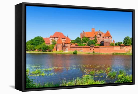 Malbork Castle in Summer Scenery, Poland-Patryk Kosmider-Framed Stretched Canvas