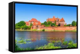 Malbork Castle in Summer Scenery, Poland-Patryk Kosmider-Framed Stretched Canvas