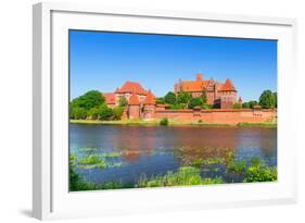 Malbork Castle in Summer Scenery, Poland-Patryk Kosmider-Framed Photographic Print