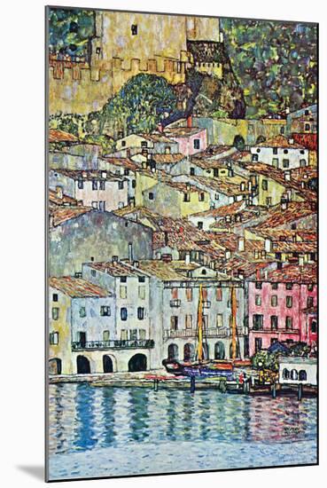 Malcena At The Gardasee-Gustav Klimt-Mounted Art Print