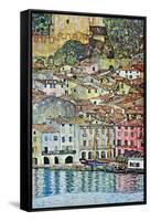 Malcena At The Gardasee-Gustav Klimt-Framed Stretched Canvas