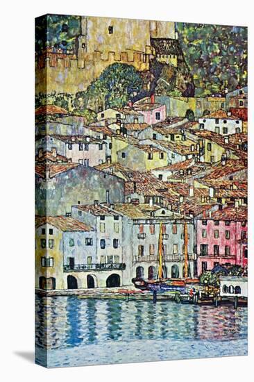 Malcena at the Gardasee-Gustav Klimt-Stretched Canvas