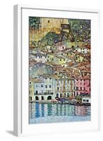 Malcena at the Gardasee-Gustav Klimt-Framed Art Print