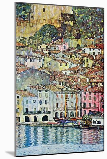 Malcena at the Gardasee-Gustav Klimt-Mounted Art Print