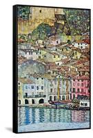 Malcena at the Gardasee-Gustav Klimt-Framed Stretched Canvas