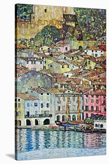 Malcena at the Gardasee-Gustav Klimt-Stretched Canvas
