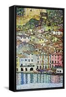 Malcena At The Gardasee-Gustav Klimt-Framed Stretched Canvas