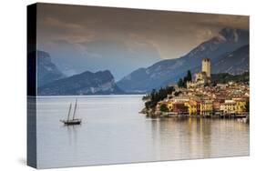 Malcesine, Lake Garda, Veneto, Italy-Stefano Politi Markovina-Stretched Canvas