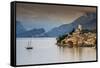 Malcesine, Lake Garda, Veneto, Italy-Stefano Politi Markovina-Framed Stretched Canvas