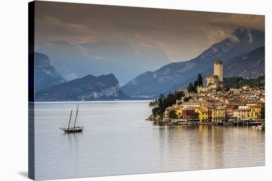 Malcesine, Lake Garda, Veneto, Italy-Stefano Politi Markovina-Stretched Canvas