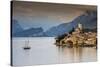 Malcesine, Lake Garda, Veneto, Italy-Stefano Politi Markovina-Stretched Canvas