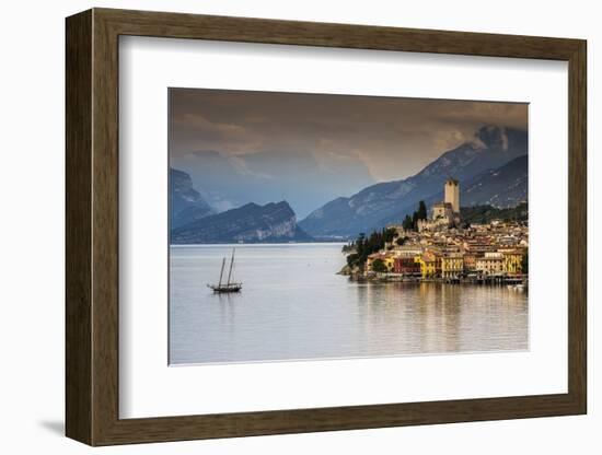 Malcesine, Lake Garda, Veneto, Italy-Stefano Politi Markovina-Framed Photographic Print