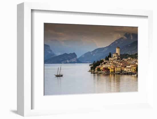 Malcesine, Lake Garda, Veneto, Italy-Stefano Politi Markovina-Framed Photographic Print