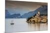 Malcesine, Lake Garda, Veneto, Italy-Stefano Politi Markovina-Mounted Photographic Print