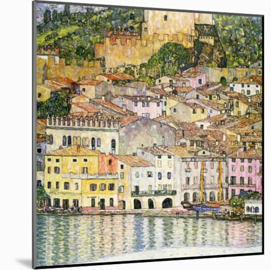 Malcesine on Lake Garda-Gustav Klimt-Mounted Giclee Print