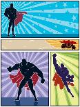 Superhero Banners-Malchev-Art Print