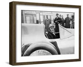 Malcolm Campbell in Bluebird, 1935-null-Framed Photographic Print