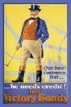 Our Best Customer But, He Needs Credit!-Malcolm Gibson-Art Print