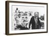 Malcolm Mcdowell and Director Lindsay Anderson During the Filming of O Lucky Man! 1973-null-Framed Premium Photographic Print