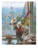 Still Life with Flowers and Chestnuts-Malcolm Milne-Art Print