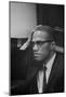 Malcolm X at MLK Press Conference, Washington DC, March, 1964-Marion S Trikosko-Mounted Art Print