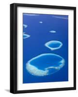 Maldives, Aerial View of Islands and Atolls-Michele Falzone-Framed Photographic Print