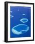 Maldives, Aerial View of Islands and Atolls-Michele Falzone-Framed Photographic Print