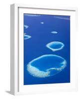 Maldives, Aerial View of Islands and Atolls-Michele Falzone-Framed Photographic Print