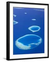 Maldives, Aerial View of Islands and Atolls-Michele Falzone-Framed Photographic Print