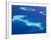 Maldives, Aerial View of Islands and Atolls-Michele Falzone-Framed Photographic Print