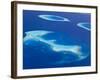 Maldives, Aerial View of Islands and Atolls-Michele Falzone-Framed Photographic Print