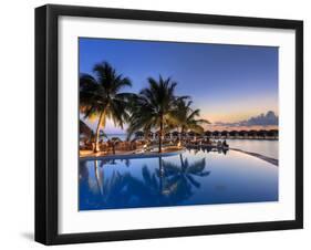 Maldives, Faafu Atoll, Filitheyo Island, Luxury Resort-Michele Falzone-Framed Photographic Print