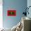 Maldives Flag Design with Wood Patterning - Flags of the World Series-Philippe Hugonnard-Art Print displayed on a wall