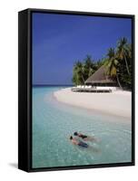 Maldives, Indian Ocean-Jon Arnold-Framed Stretched Canvas