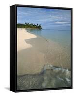 Maldives, Island Paradise, Ambara Island, View of Sand Beach-Stuart Westmorland-Framed Stretched Canvas